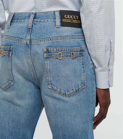 gucci ri ed womens jeans|Gucci straight leg denim pants.